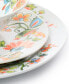 Фото #6 товара Floral Zoe 16 Piece Round Porcelain Dinnerware Set, Service for 4