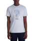 ფოტო #1 პროდუქტის Men's Slim Fit Short-Sleeve Large Karl Character Graphic T-Shirt