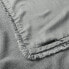 Фото #4 товара Euro Heavyweight Linen Blend Comforter Sham Dark Gray - Casaluna