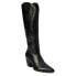 Фото #2 товара Matisse Judd Studded Pointed Toe Zippered Cowboy Womens Black Casual Boots JUDD