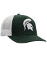 Men's Green, White Michigan State Spartans Trucker Snapback Hat