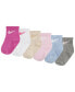 ფოტო #1 პროდუქტის Baby and Toddler Boys or Girls Swoosh Ankle Socks, Pack of 6