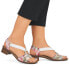 Фото #9 товара Comfortable floral sandals Rieker W RKR334C multicolor