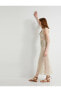 Фото #1 товара Платье Koton Midi с V-образным вырезом и широкими лямками