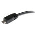 StarTech.com 6in Micro USB to Mini USB Adapter Cable M/F - 0.15 m - Mini-USB B - Micro-USB A - Male/Female - Black