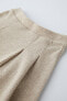 Soft touch box pleat skirt