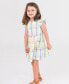 ფოტო #2 პროდუქტის Baby Girls Baby Flutter Sleeve Tiered Dress