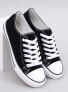 Фото #5 товара Кроссовки на шнуровке классические LEVENS BLACK белая подошва