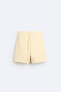 Compact jogger bermuda shorts