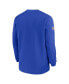 Men's Royal Los Angeles Rams 2023 Sideline Throwback Heavy Brushed Waffle Long Sleeve T-shirt