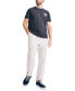 Men's Classic-Fit Elastic Drawstring Linen Pant