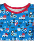 ფოტო #2 პროდუქტის Baby Boys Three Piece Snug Fit Pajama Set