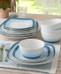 Фото #17 товара Colorscapes Layers 12 Piece Square Dinnerware Set