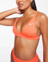 Nike Swimming Essentials bikini top in red Красный, XL - EU 48-50 - фото #1