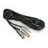 Фото #2 товара Jack 3,5mm - 2xRCA cable - black 2,5m - Blow