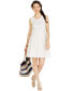 Фото #1 товара Tommy Hilfiger New Sleeveless Fit Flare Dress Bright White 12