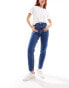 Фото #2 товара Stradivarius slim mom jean with stretch in indigo blue