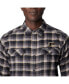 Фото #2 товара Men's Black Purdue Boilermakers Flare Gun Flannel Long Sleeve Shirt