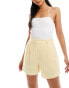 Abercrombie & Fitch Sloane tailored shorts in yellow