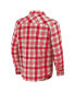 Фото #3 товара Men's Darius Rucker Collection By Red Philadelphia Phillies Plaid Flannel Button-Up Shirt