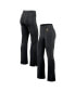 ფოტო #1 პროდუქტის Women's Black New Orleans Saints Studio Fitted Flared Leggings