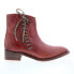 Фото #1 товара Bed Stu Aldina F328016 Womens Brown Leather Zipper Ankle & Booties Boots