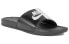 Фото #3 товара Сандалии Nike Benassi JDI черно-белые пляжные летние обувь/шлепанцы/спортивные шлепанцы