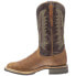 Фото #4 товара Lucchese Rudy Square Toe Cowboy Mens Brown Casual Boots M4091-WF