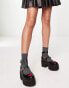 Lamoda Rosey Love chunky platform dolly shoes in black