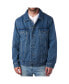 ფოტო #1 პროდუქტის Derek Mens Classic Denim Jacket Casual Button Up Jean Trucker Coat