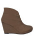 Фото #2 товара Women's Thorson Memory Foam Platform Wedge Booties