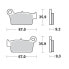 MOTO-MASTER Aprilia 094522 Sintered Brake Pads - фото #1