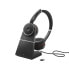 Фото #3 товара Jabra Evolve 75 MS Stereo - Headset - Head-band - Office/Call center - Black - Red - Binaural - Digital