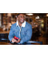 ფოტო #7 პროდუქტის Men's Sherpa Lined Denim Jacket Classic Button Up Jean Trucker Coat