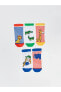 LCW Kids Desenli Erkek Çocuk Patik Çorap 5'li