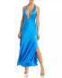 Фото #1 товара Sau Lee Skyler Dress in Blue Azure Size 10