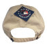 Genuine Merchandise Men's MLB Stitch Logo Adjustable Baseball Cap (Tan/Tampa