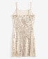 ფოტო #2 პროდუქტის Big Girls Sleeveless Sequin Bodycon Dress