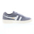 Фото #1 товара Gola Match Point CMB256 Mens Gray Suede Lace Up Lifestyle Sneakers Shoes 7