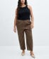 Фото #14 товара Women's 100% Linen Jogger Trousers