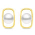 Charming Gold Plated Pearl Earrings EA905Y