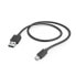 Hama 00201584 - 1 m - Micro-USB A - USB A - USB 2.0 - 480 Mbit/s - Black