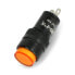 LED indicator 12V DC - 12mm - yellow