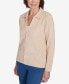 ფოტო #5 პროდუქტის Petite Classic Zip Up Front Cardigan Sweater