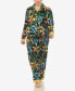 ფოტო #5 პროდუქტის Plus Size 2 Pc. Wildflower Print Pajama Set