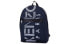 KENZO 凯卓 条纹字母大LOGO印花棉布双肩包 出游上学休闲书包背包 男女同款 深蓝色 / Рюкзак Kenzo Accessories Bags 5SF213 F24 76