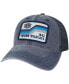 Фото #1 товара Men's Navy Villanova Wildcats Sun and Bars Dashboard Trucker Snapback Hat