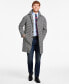 Фото #1 товара Men's Modern-Fit Stretch Water-Resistant Houndstooth Overcoat