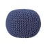 Фото #1 товара Runder Strickpouf 100% Baumwolle