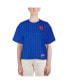 ფოტო #4 პროდუქტის Women's Royal New York Mets Boxy Pinstripe T-shirt